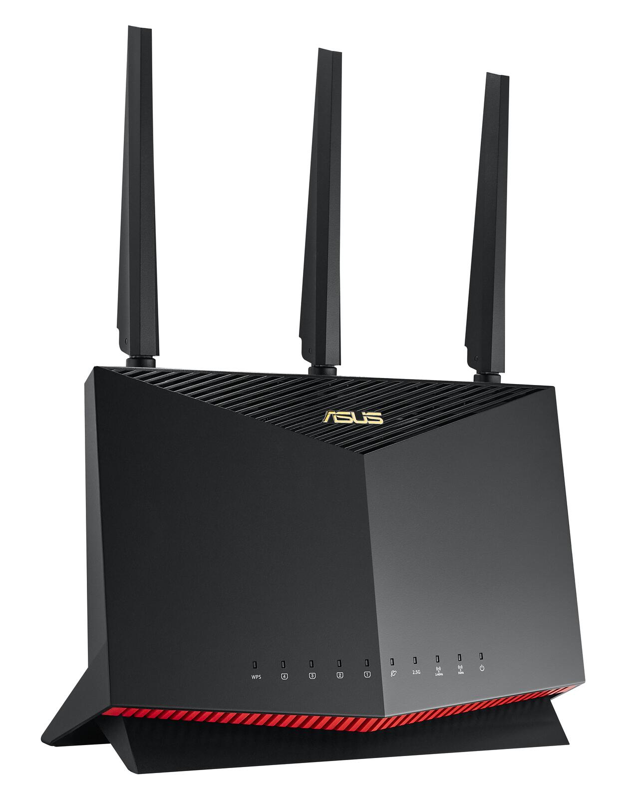 ASUS RT-AX86U Pro AX5700 AiMesh Dual Band WiFi 6 Gaming kombinierbarer Router (Tethering als 4G und 5G Router-Ersatz, PS