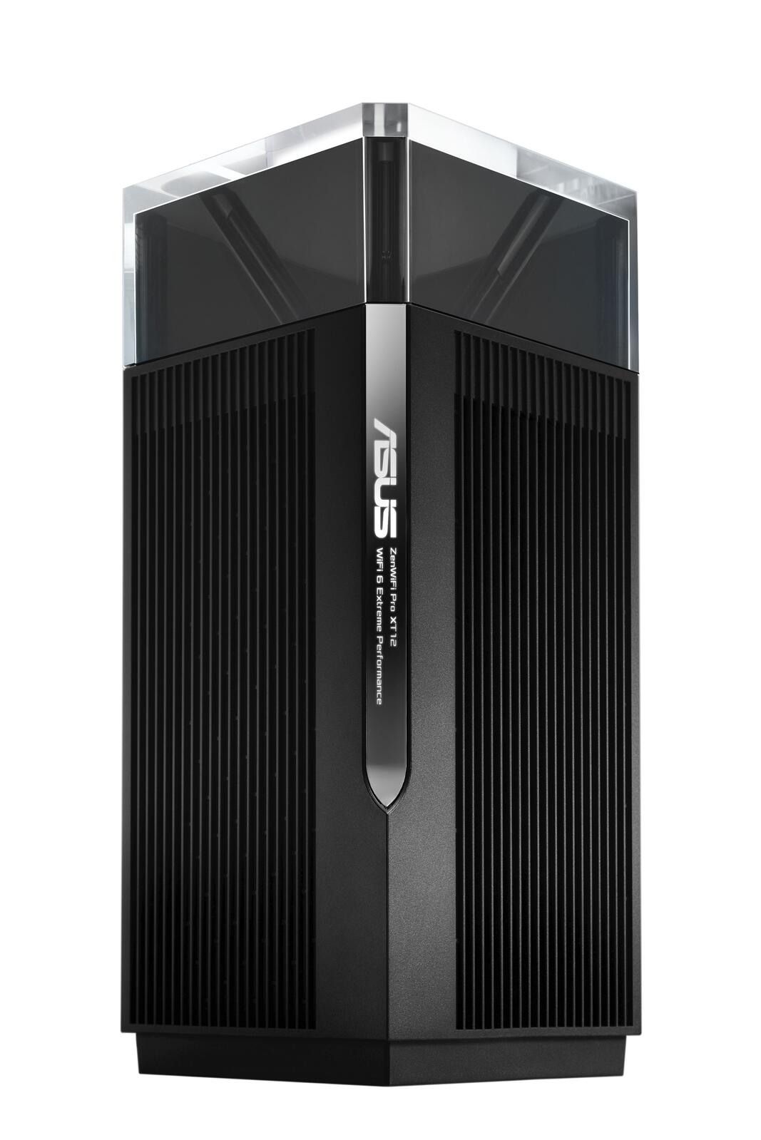 ASUS ZenWiFi Pro XT12 - 1er Set AX11000 Tri-Band WiFi 6 Mesh System kombinierbarer Router (Dual 5GHz 160MHz Band, duale