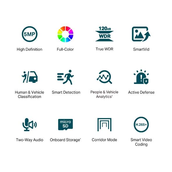 TP-Link VIGI C450 Netzwerk-Überwachungskamera für den Innenbereich mit 4 mm Objektiv