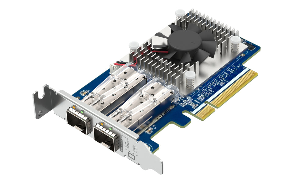 QNAP QXG-25G2SF-E810 Netzwerkadapter PCIe 25GBE SFP28