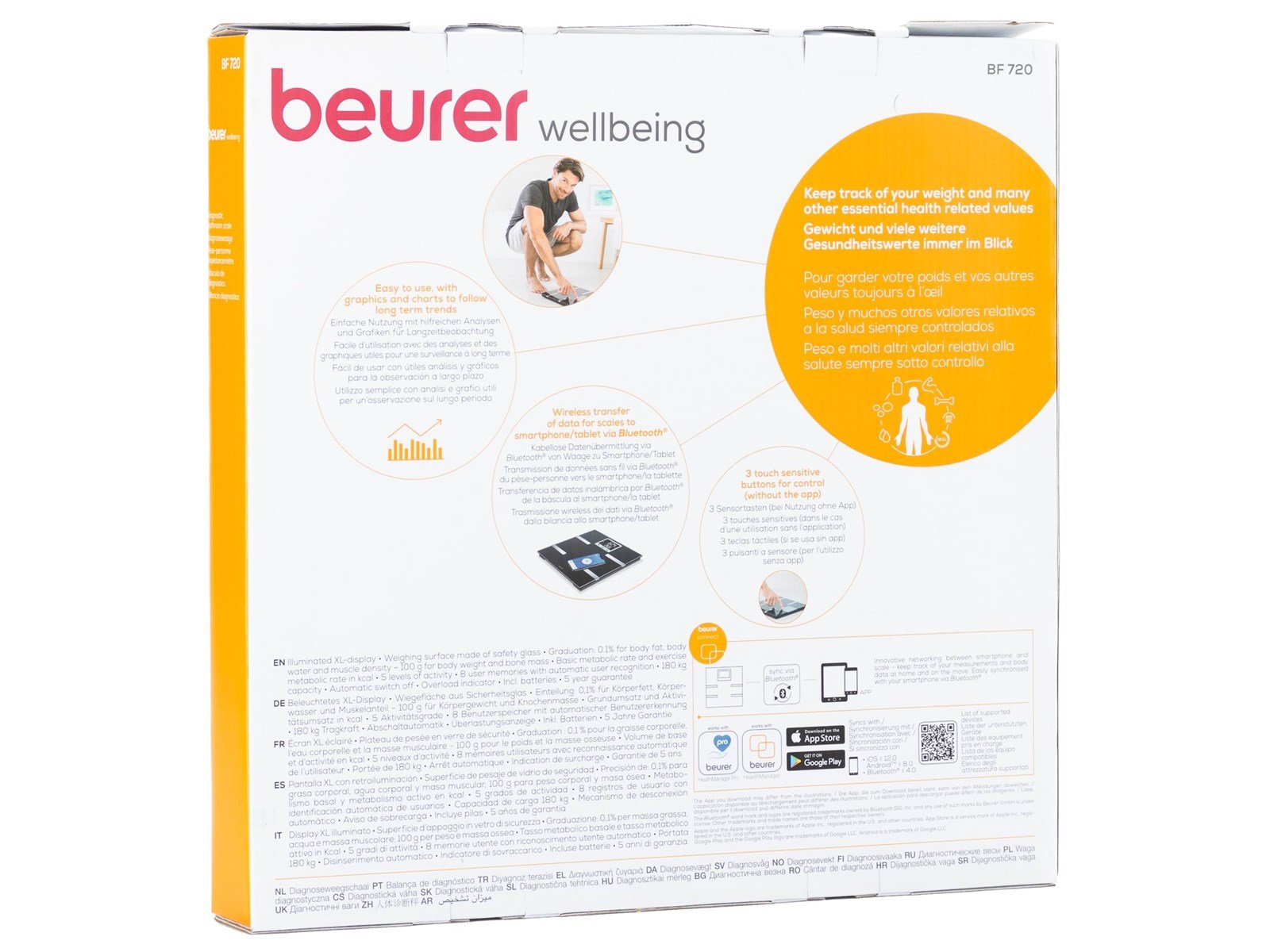Beurer Badezimmerwaage BF 720 - bathroom scale