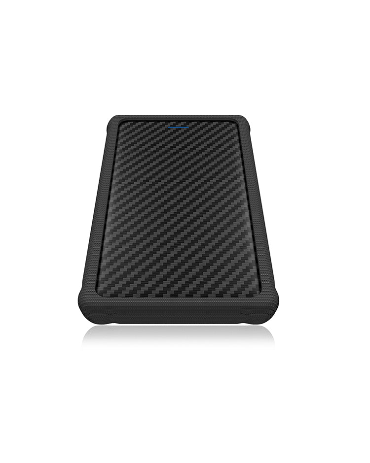 Geh. IcyBox USB 3.0  2,5" SATA3 HDD/SSD -> PC/MAC Silikon sw ret