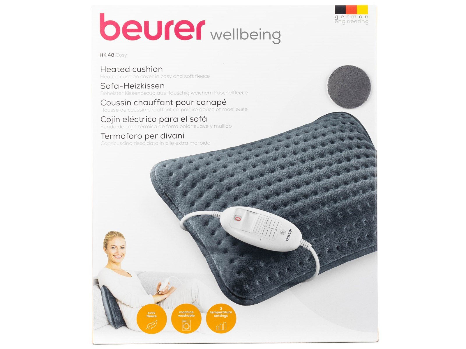 Beurer HK 48 Heating Pillow Gray