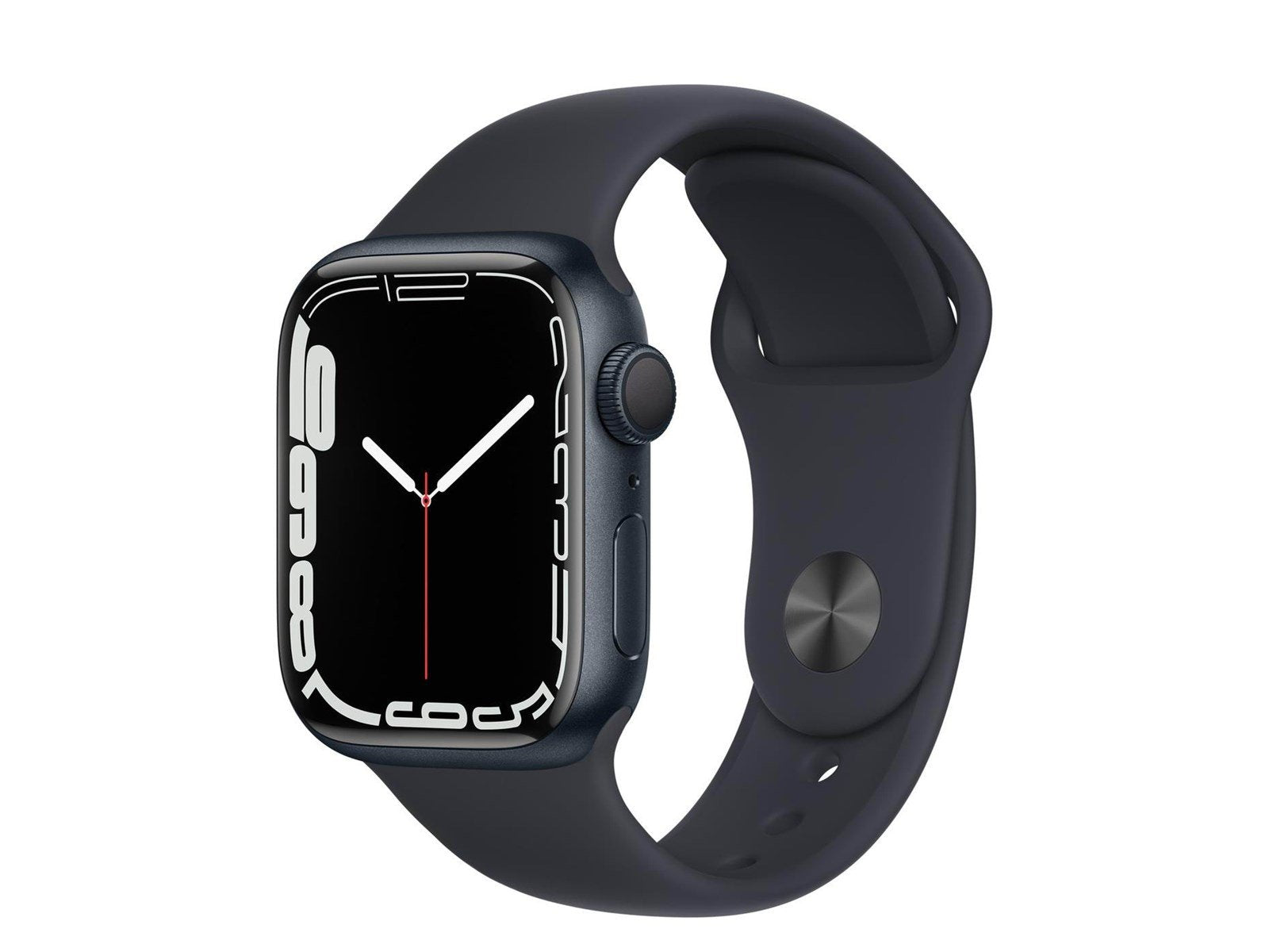 Apple Watch Series 7 GPS + Cellular 41mm Midnight Aluminium Case with Midnight Sport Band