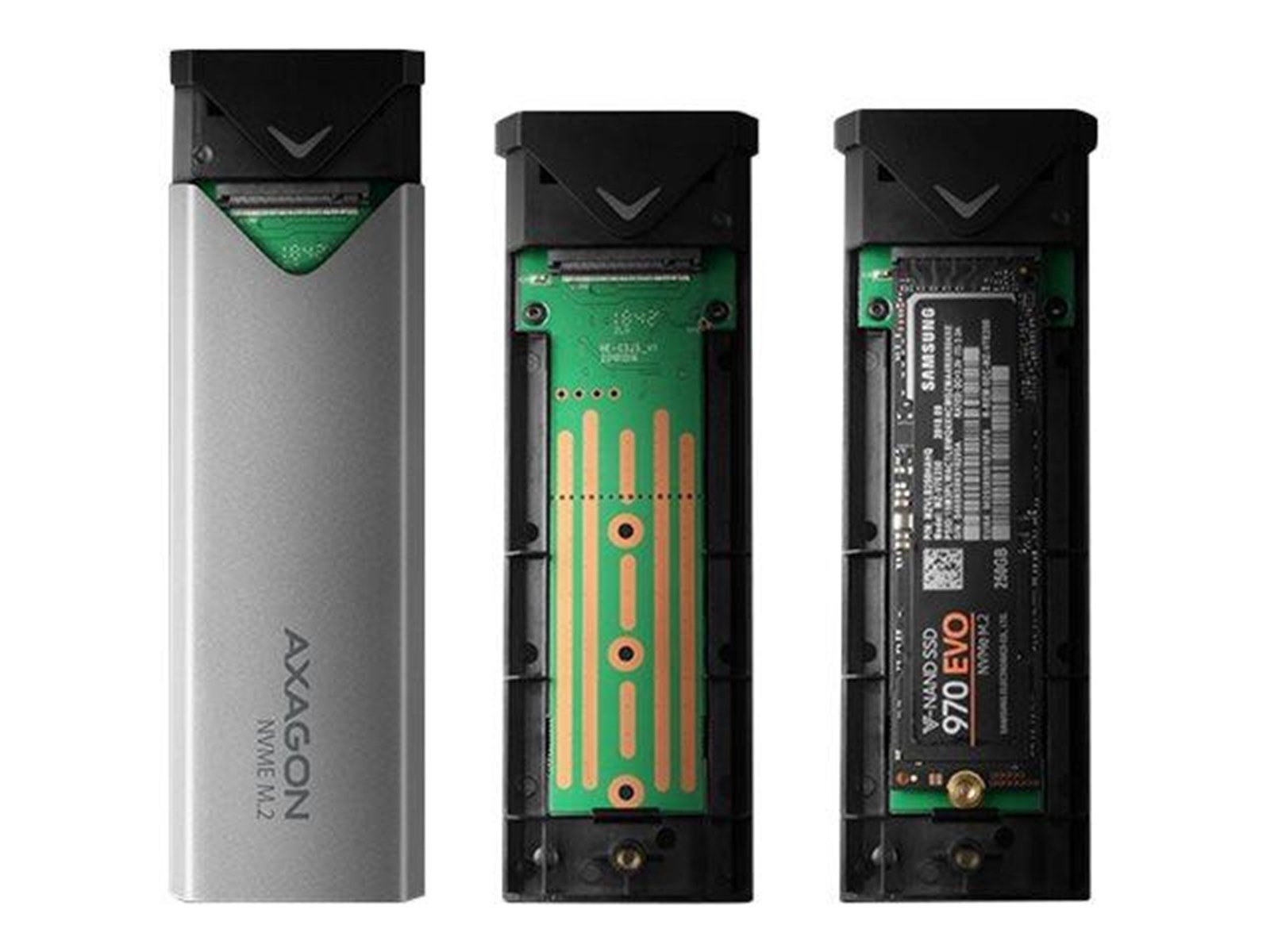 AXAGON EEM2-UG2 - storage enclosure - M.2 NVMe Card / PCIe (NVMe) - USB 3.2 (Gen 2)