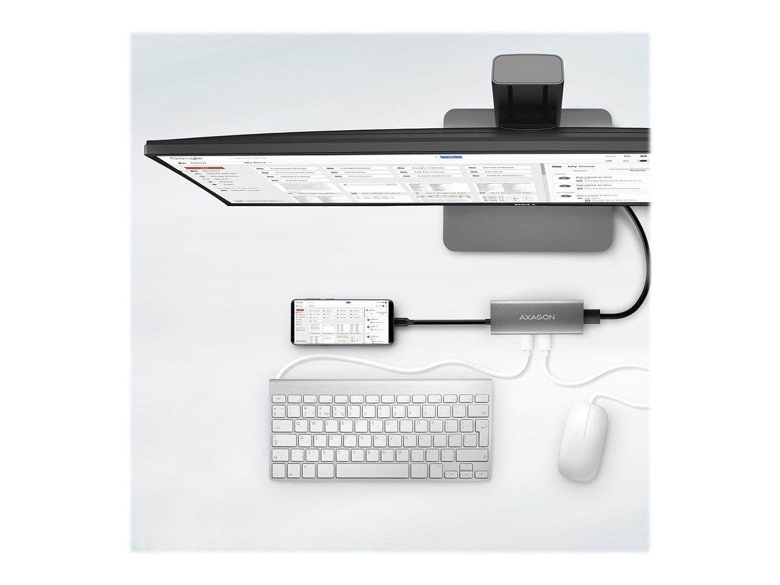 AXAGON HMC-5G2 SPEEDSTER 5H - docking station - USB-C 3.2 Gen 2 / Thunderbolt 3 - HDMI