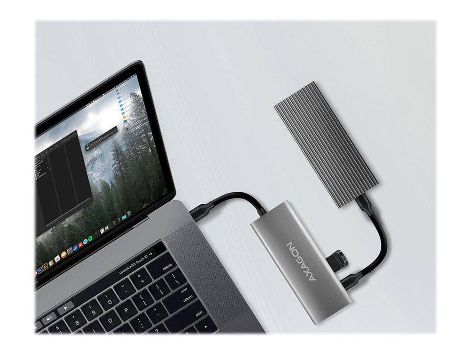 AXAGON HMC-5G2 SPEEDSTER 5H - docking station - USB-C 3.2 Gen 2 / Thunderbolt 3 - HDMI