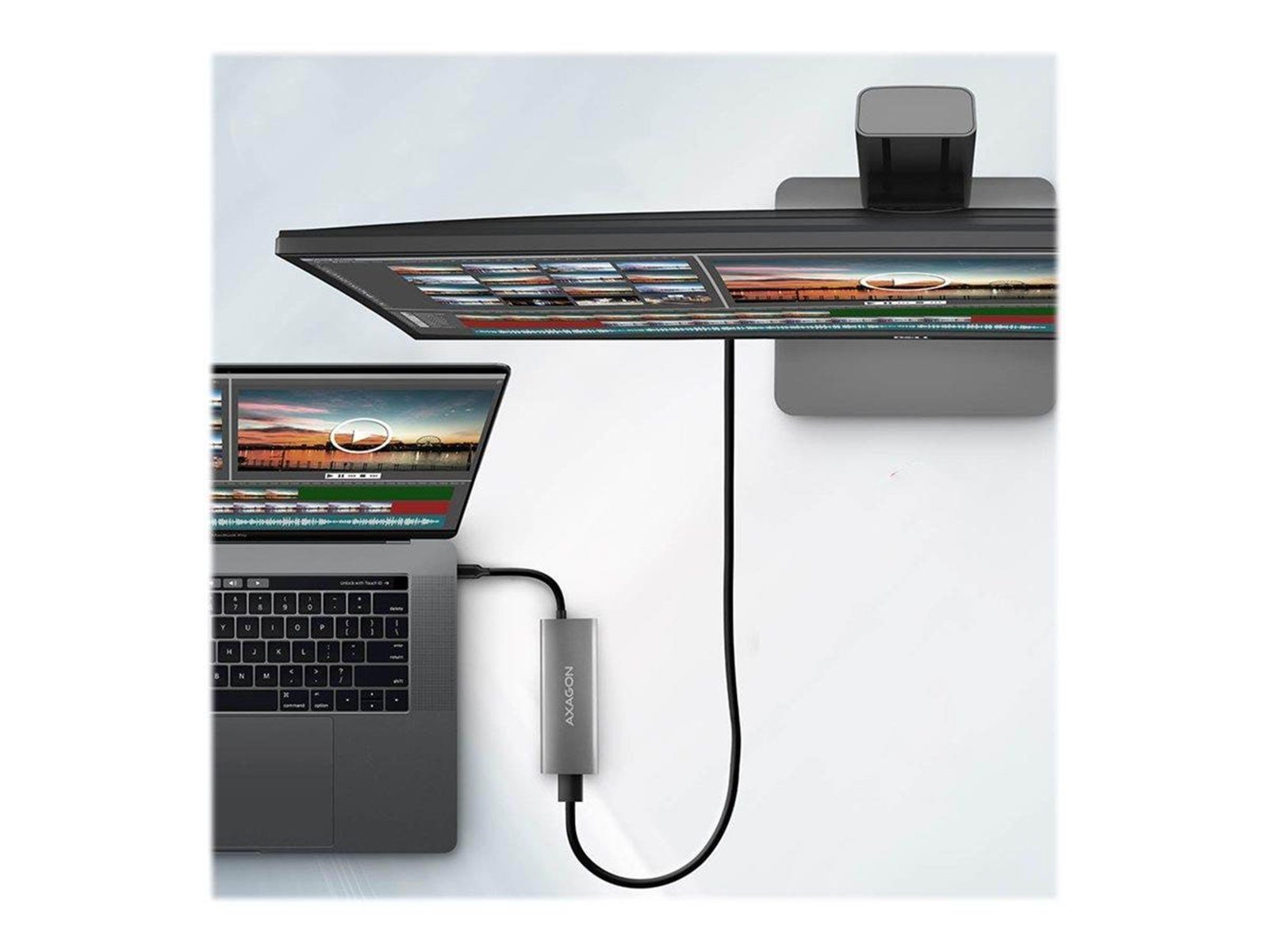 AXAGON HMC-5G2 SPEEDSTER 5H - docking station - USB-C 3.2 Gen 2 / Thunderbolt 3 - HDMI