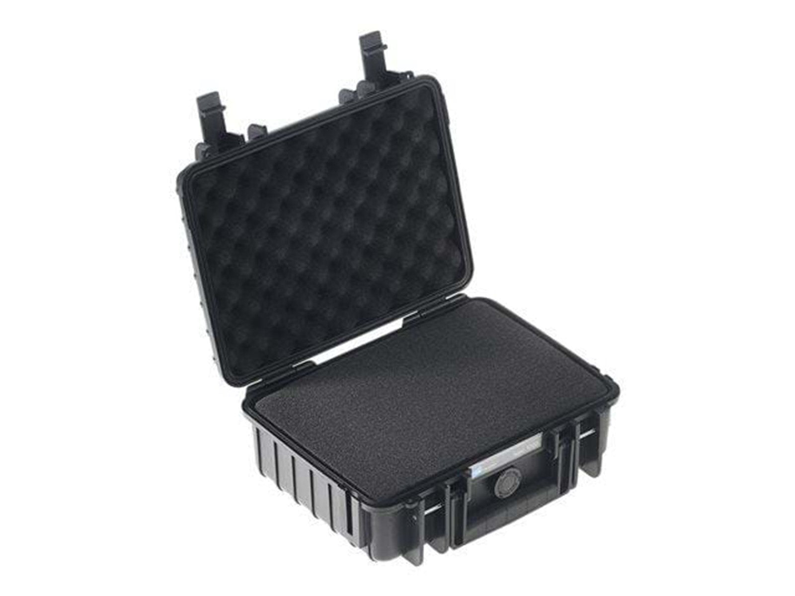 B&W International Outdoor case (black) w/sponge insert (4.1 l)