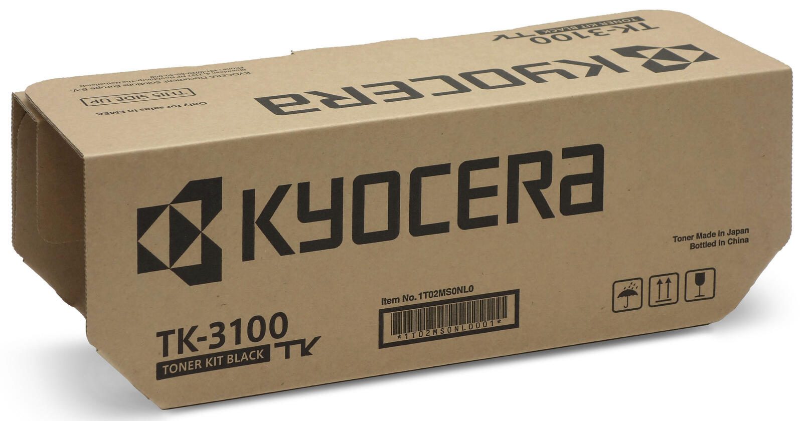 Kyocera Original TK-3100 Toner schwarz 12.500 Seiten (1T02MS0NL0) für ECOSYS M3040dn, M3540dn, FS-2100D, 2100DN, 4100DN