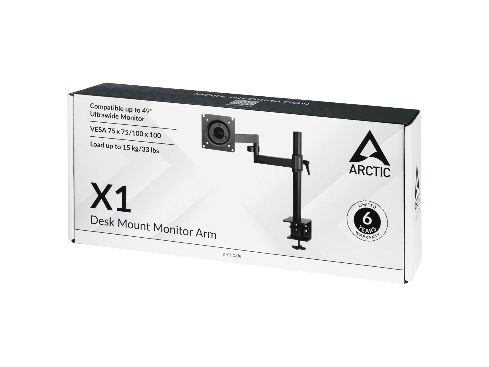 Arctic X1 - Desk Mount Monitor Arm