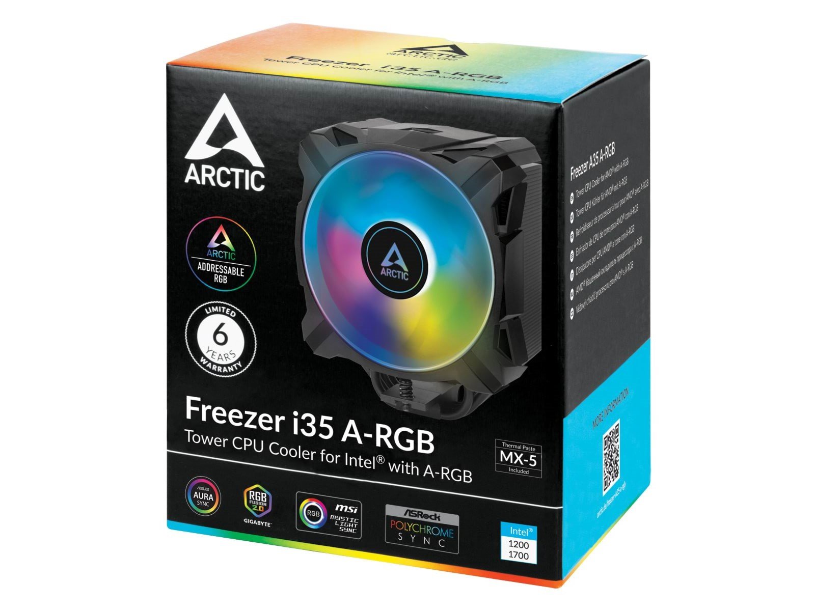 Arctic Freezer i35 A-RGB - CPU-Luftkühler - Max 38 dBA
