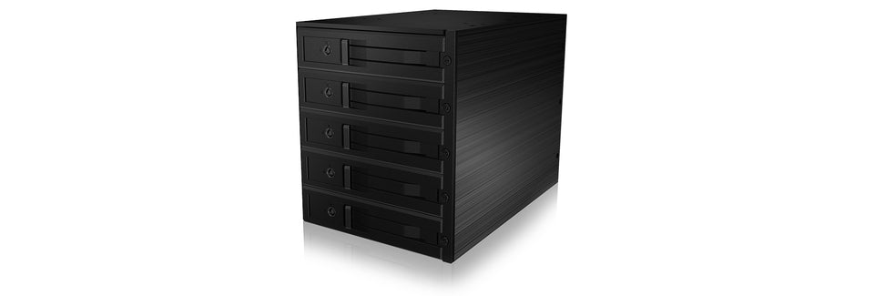 Backplane IcyBox 5x3,5" SATA/SAS HDD/SSD -> 3x 5,25" Schacht ret