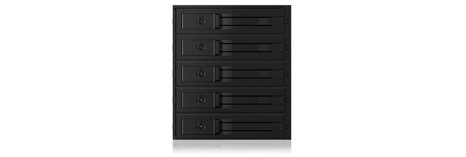 Backplane IcyBox 5x3,5" SATA/SAS HDD/SSD -> 3x 5,25" Schacht ret