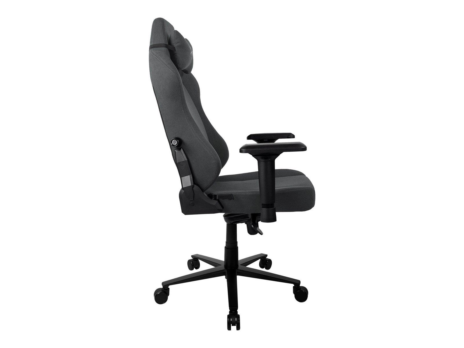 Arozzi Primo - chair - aluminium woven fabric metal frame - grey black/grey Büro Stuhl - Aluminium - Bis zu 140 kg