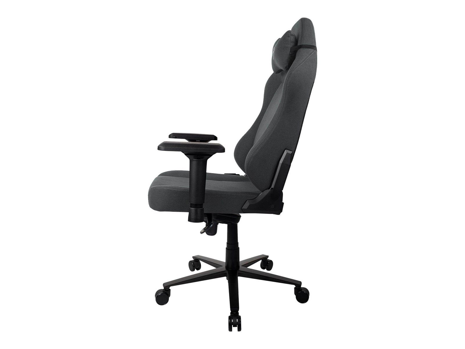 Arozzi Primo - chair - aluminium woven fabric metal frame - grey black/grey Büro Stuhl - Aluminium - Bis zu 140 kg