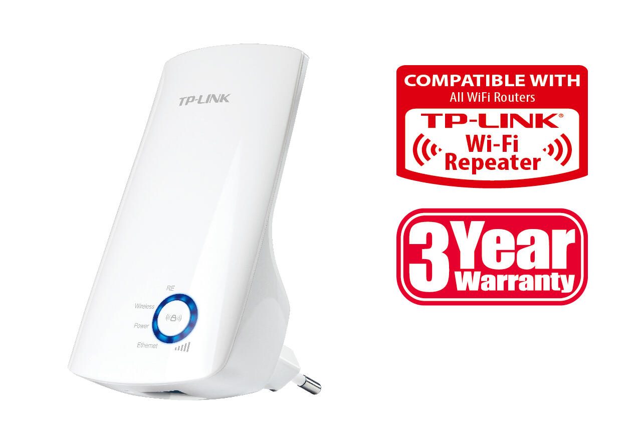 TP-LINK TL-WA850RE Universeller 300Mbit/s-WLAN-N-Repeater mit LAN-Port