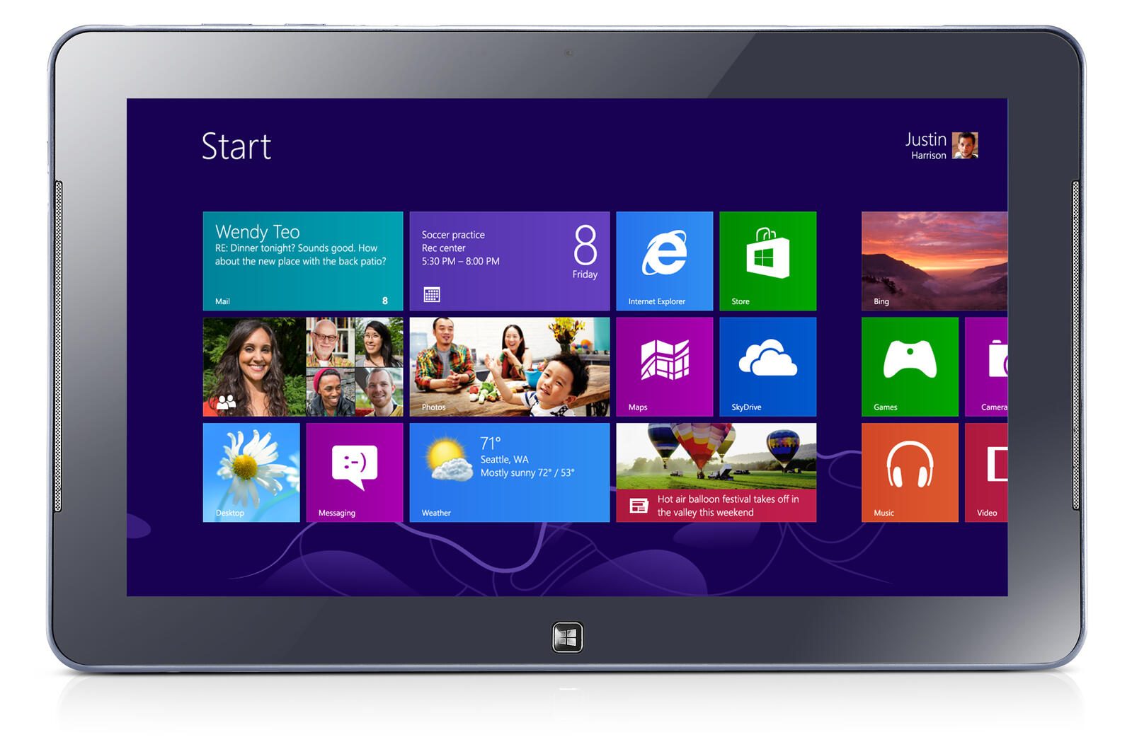 Samsung ATIV Smart PC XE500T1C-A01DE 29,46cm (11.6') blau