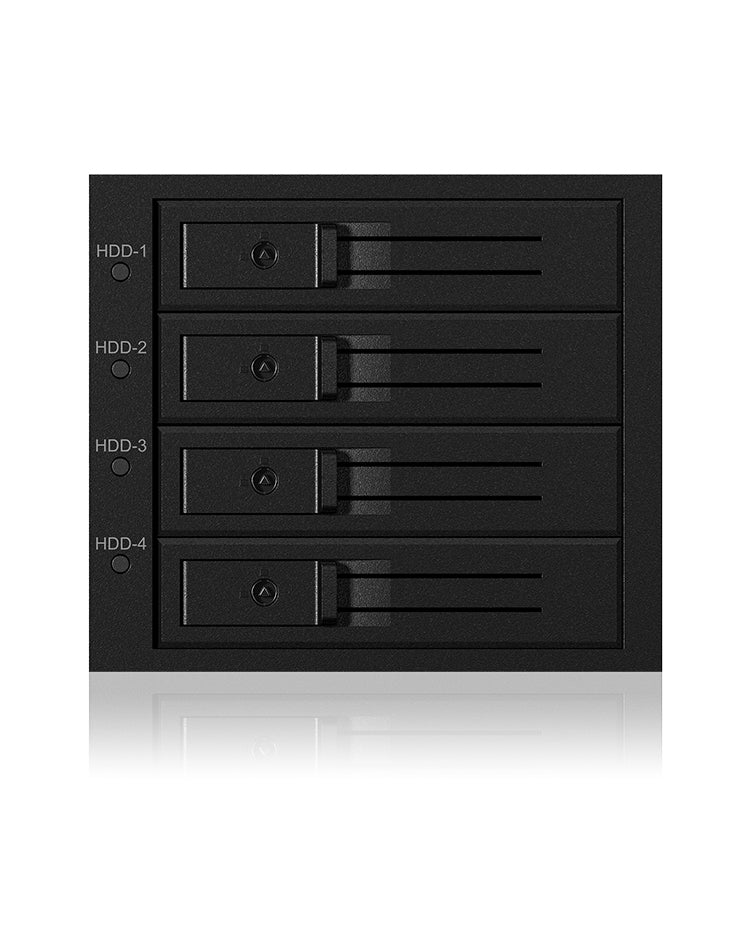 Backplane IcyBox 4x3,5" SATA/SAS HDD/SSD -> 3x 5,25" Schacht ret