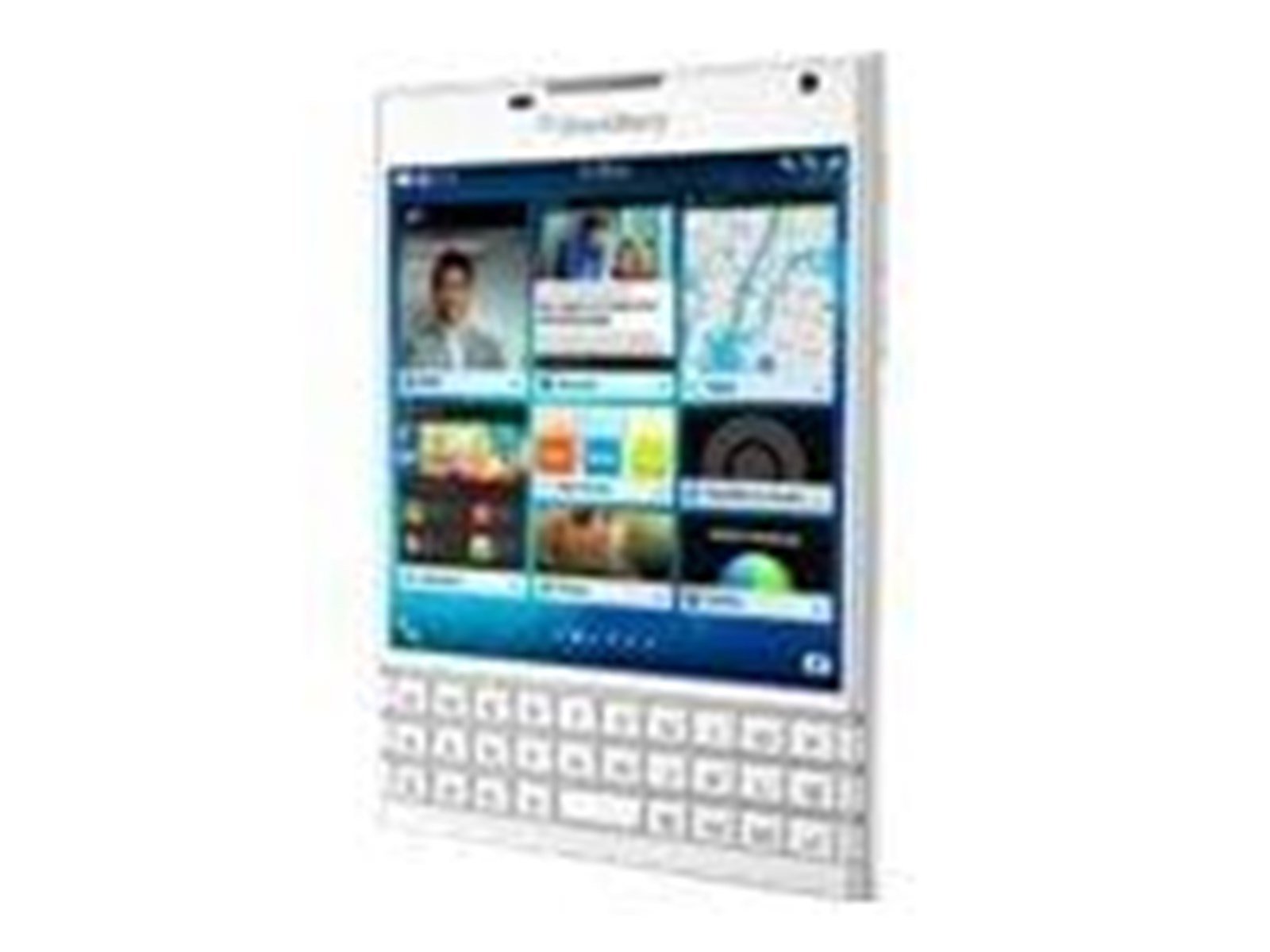 BlackBerry Passport - White (German QWERTZ)