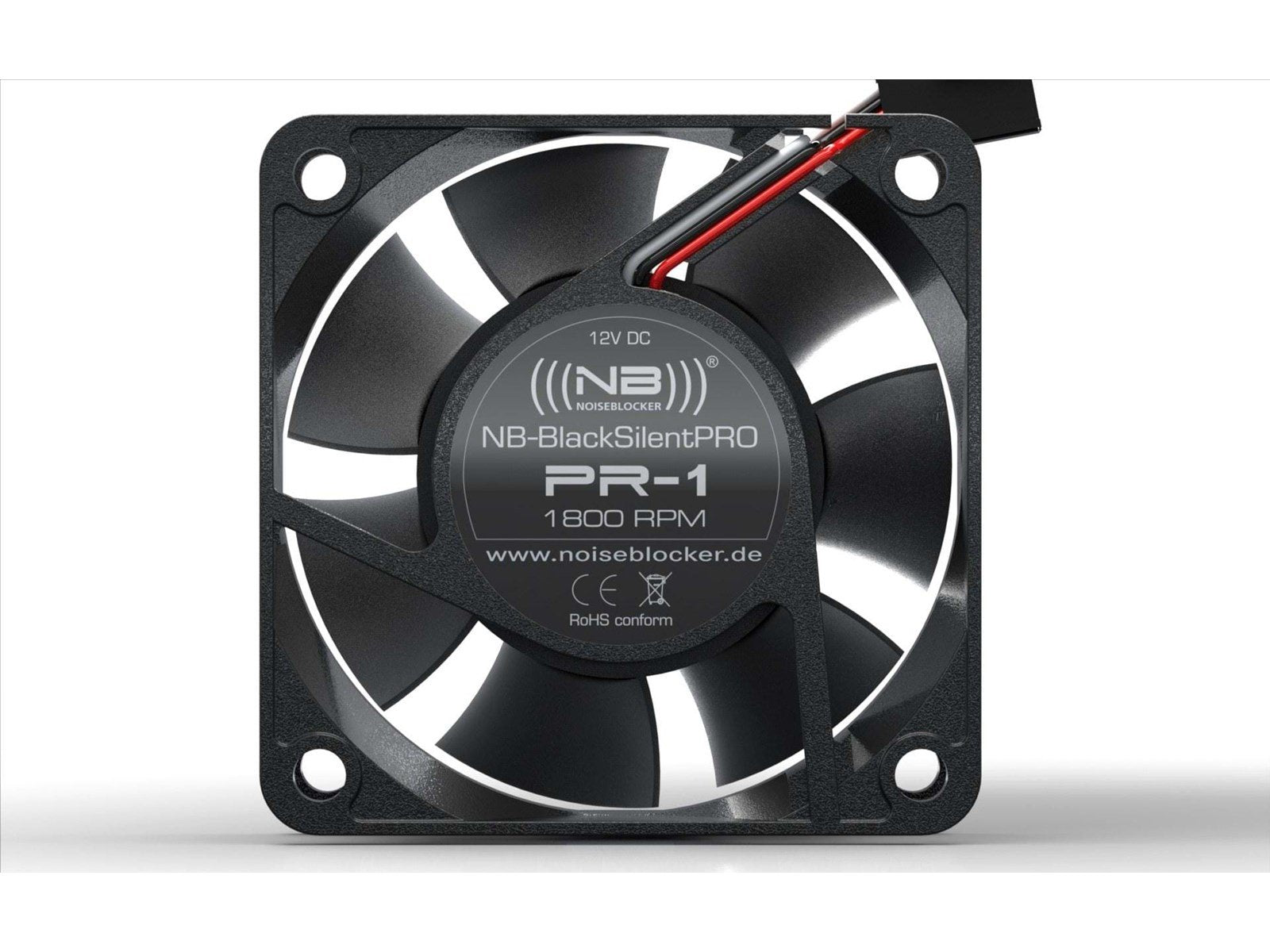 Blacknoise BlackSilent Pro PR-1 - Gehäuselüfter - 60mm - Schwarz - 11 dBA