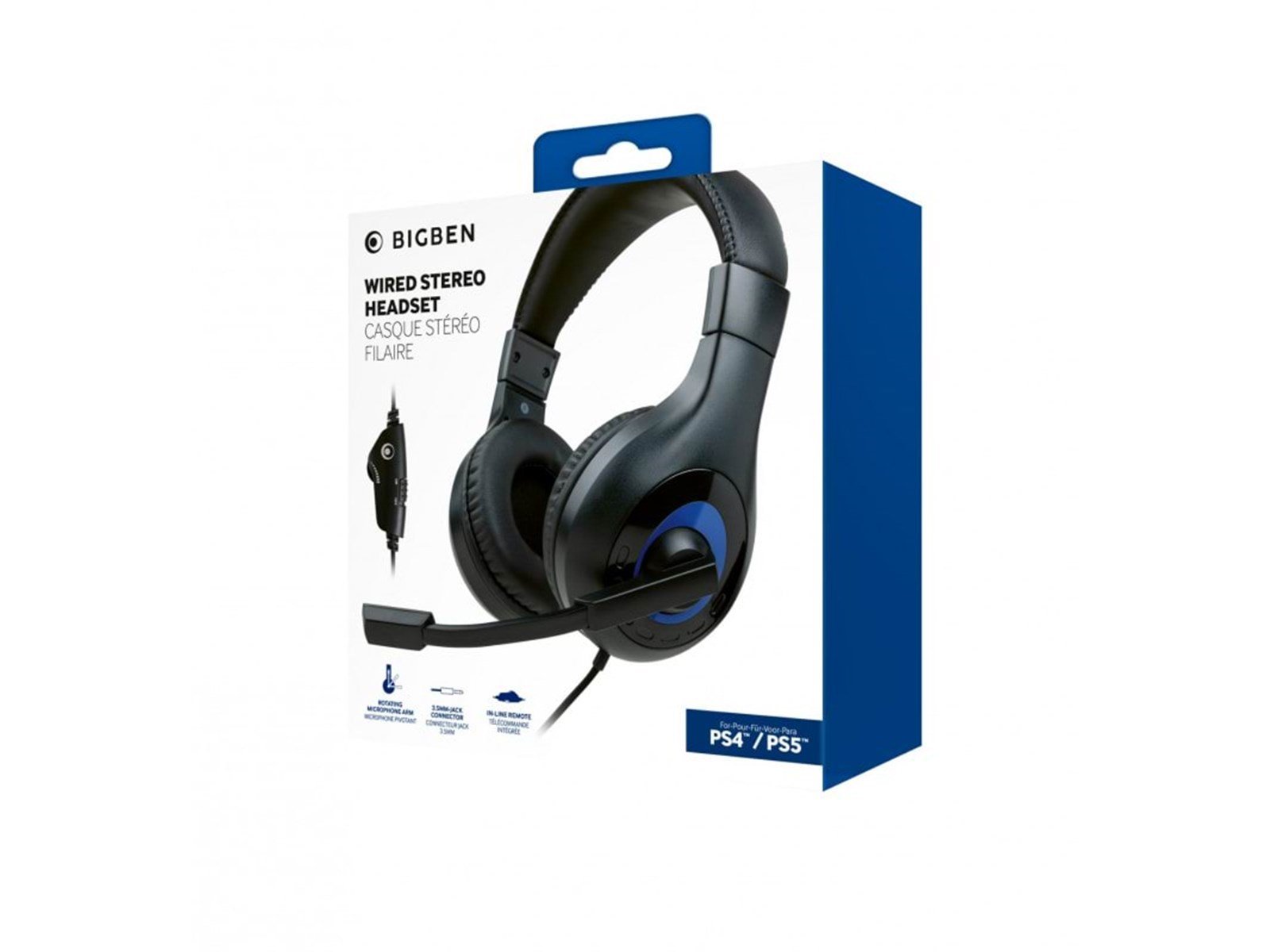 BigBen Interactive Stereo Gaming Headset V1 - Black
