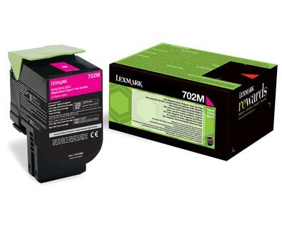 Lexmark Original 702M Toner - magenta (70C20M0) für CS310dn/n, CS410dn/dtn/n, CS510de/dte