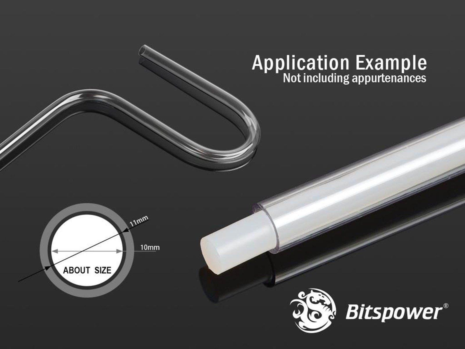 Bitspower Hard Tube Silicone Bending for ID 11MM - 1M