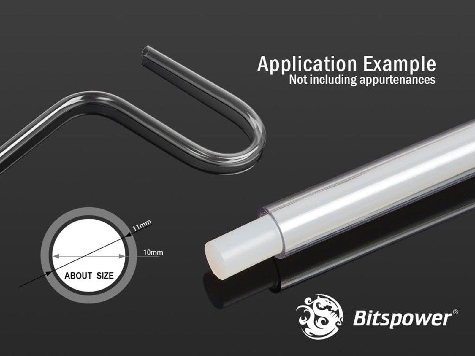 Bitspower Hard Tube Silicone Bending for ID 11MM - 1M