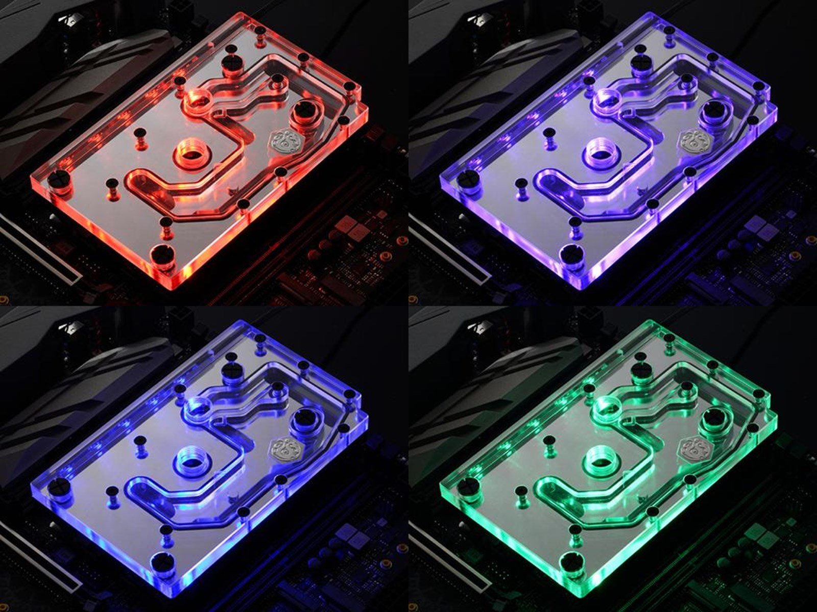 Bitspower MonoBlock ASRX399MTC RGB-Nickel