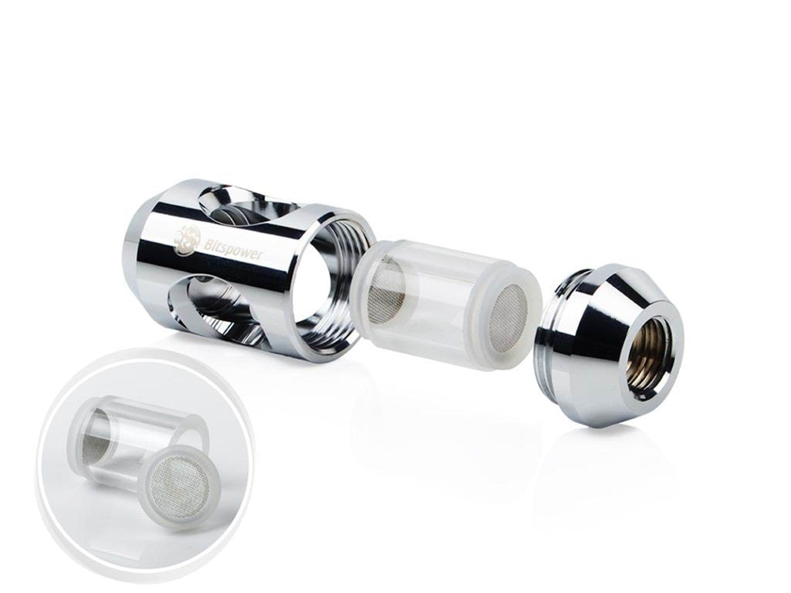 Bitspower ilver Shining In-Line Filter