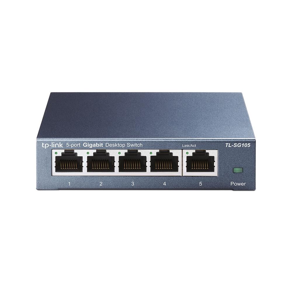 TP-LINK TL-SG105 5-Port 10/100/1000Mbit/s Desktop Switch