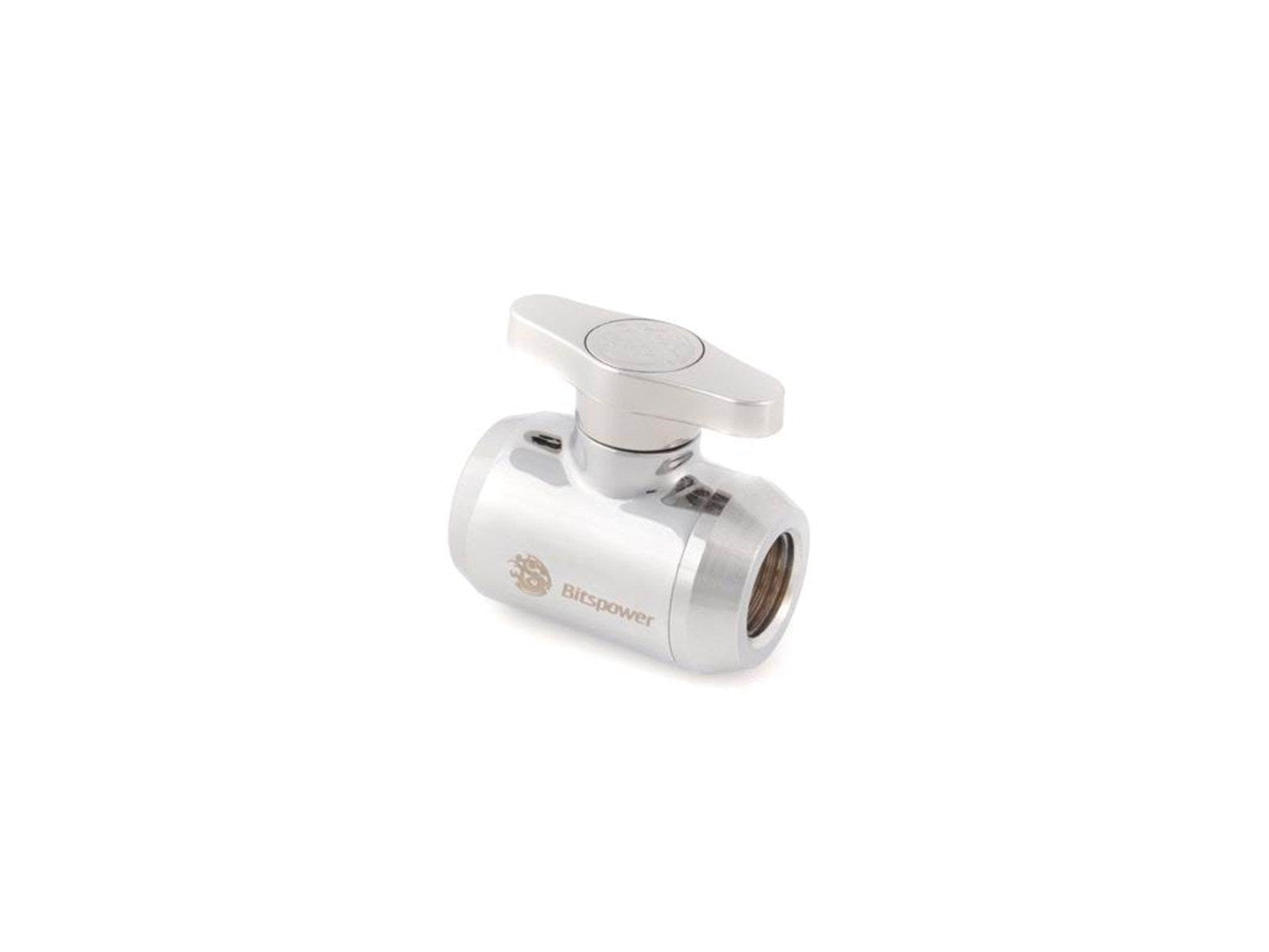 Bitspower Silver Shining Mini Valve With Silver Shining Handle