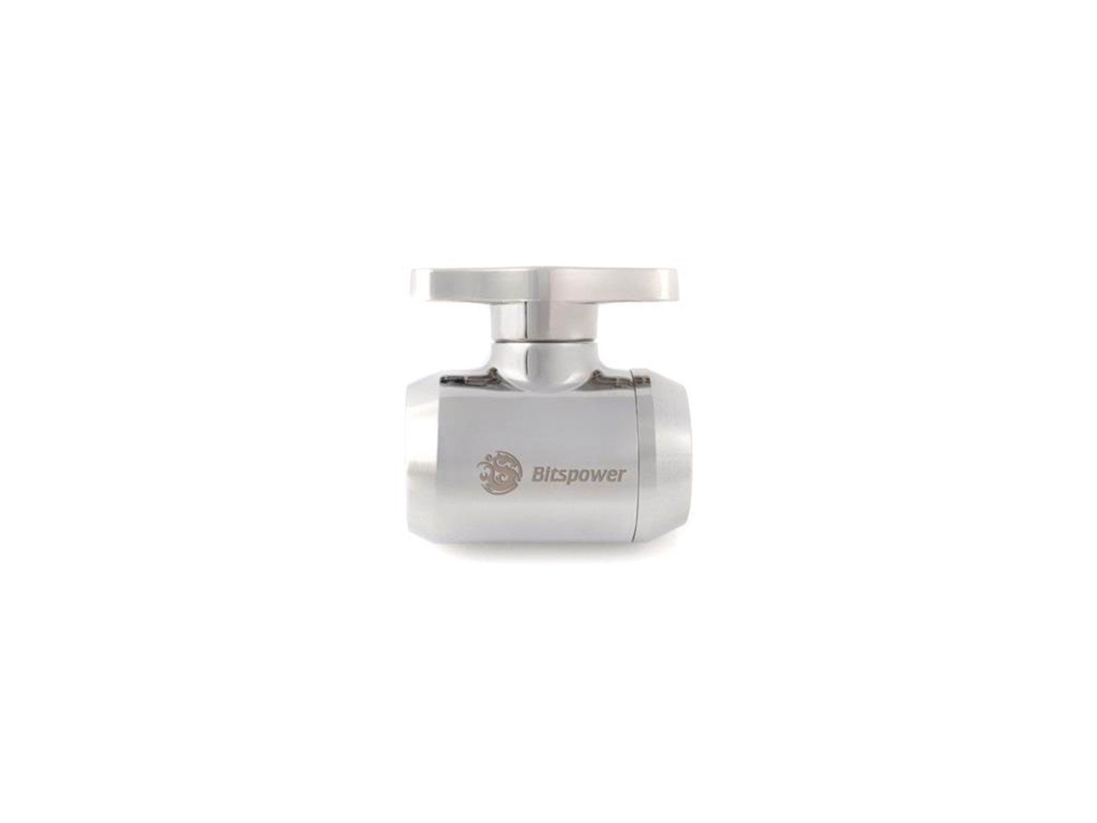 Bitspower Silver Shining Mini Valve With Silver Shining Handle