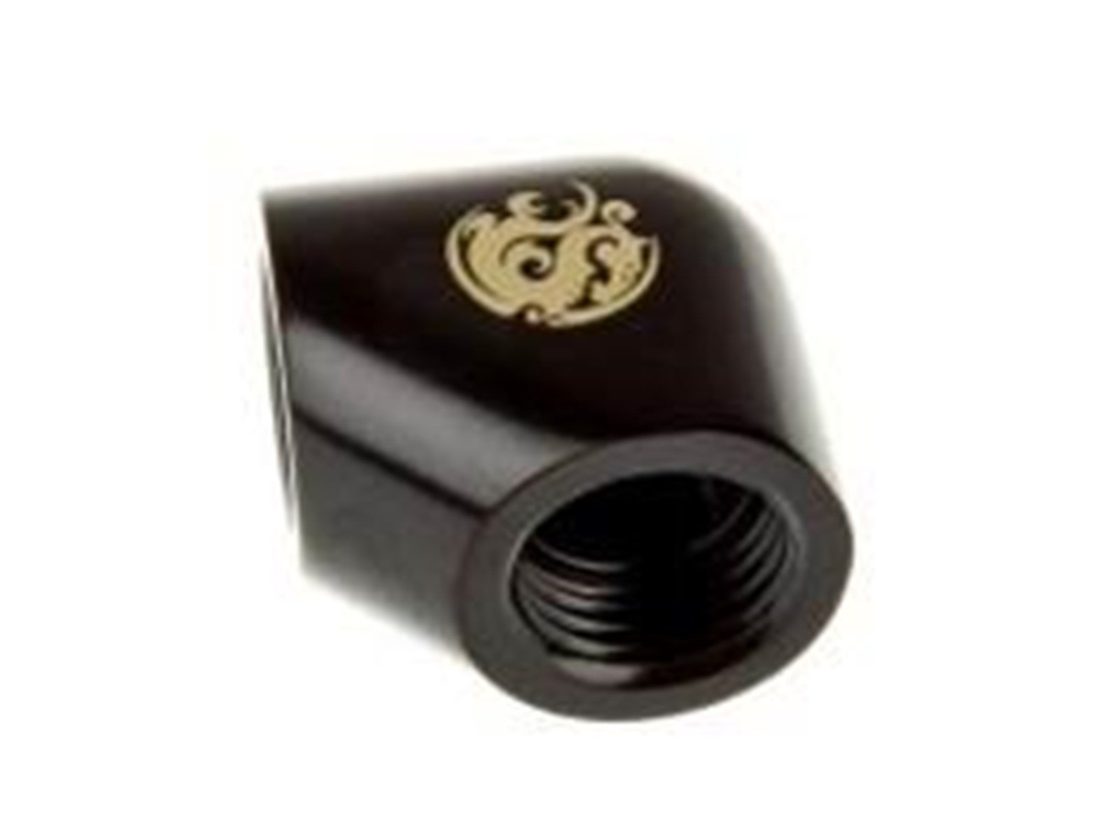 Bitspower Matt Black 90-Degree With Dual Inner G1/4