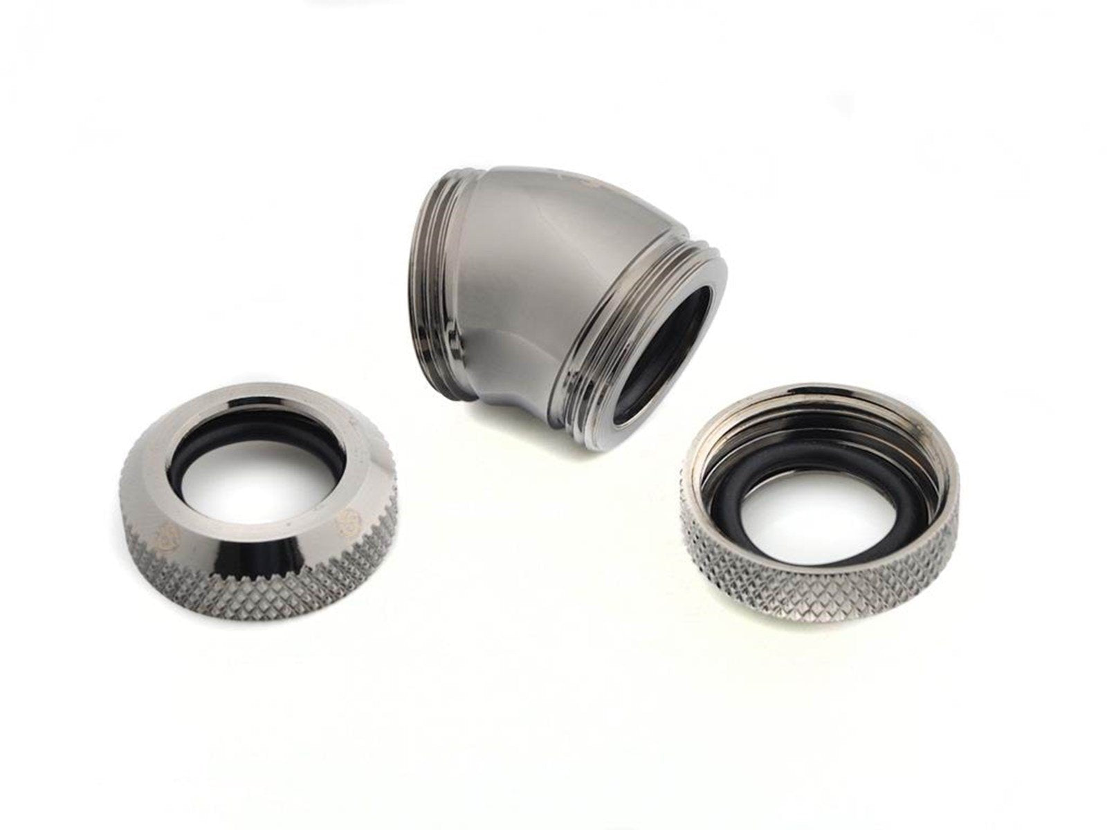 Bitspower Black Sparkle Enhance 30-Degree Dual Multi-Link Adapter For OD 12MM