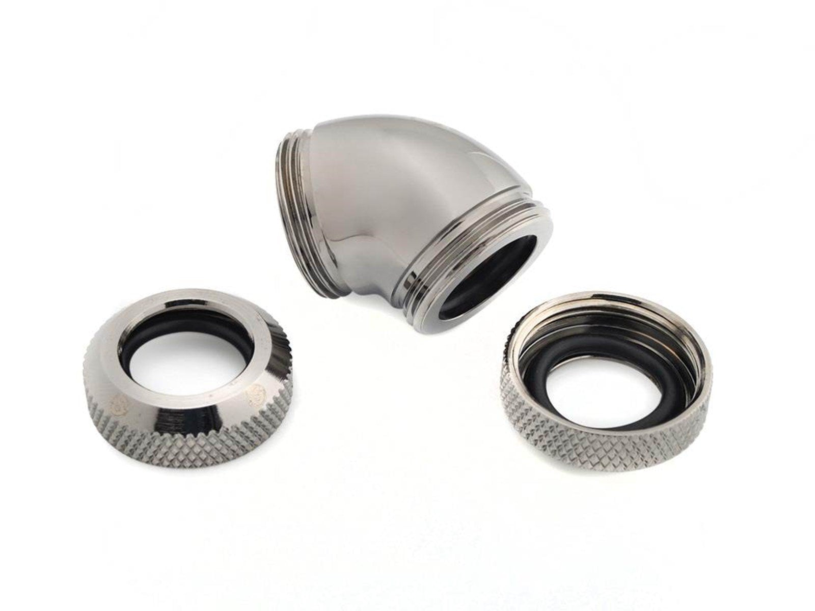 Bitspower Black Sparkle Enhance 60-Degree Dual Multi-Link Adapter For OD 12MM