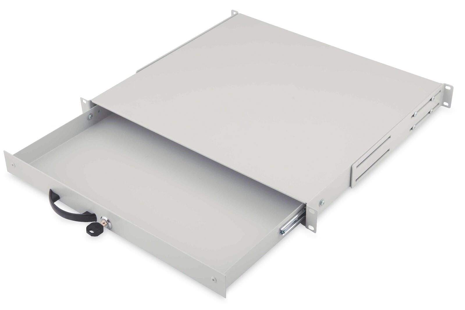 Digitus 19' Serverschrank Schublade für Tastaturen & Dokumente 1HE RAL7035 grau (DN-19 KEY-1U)