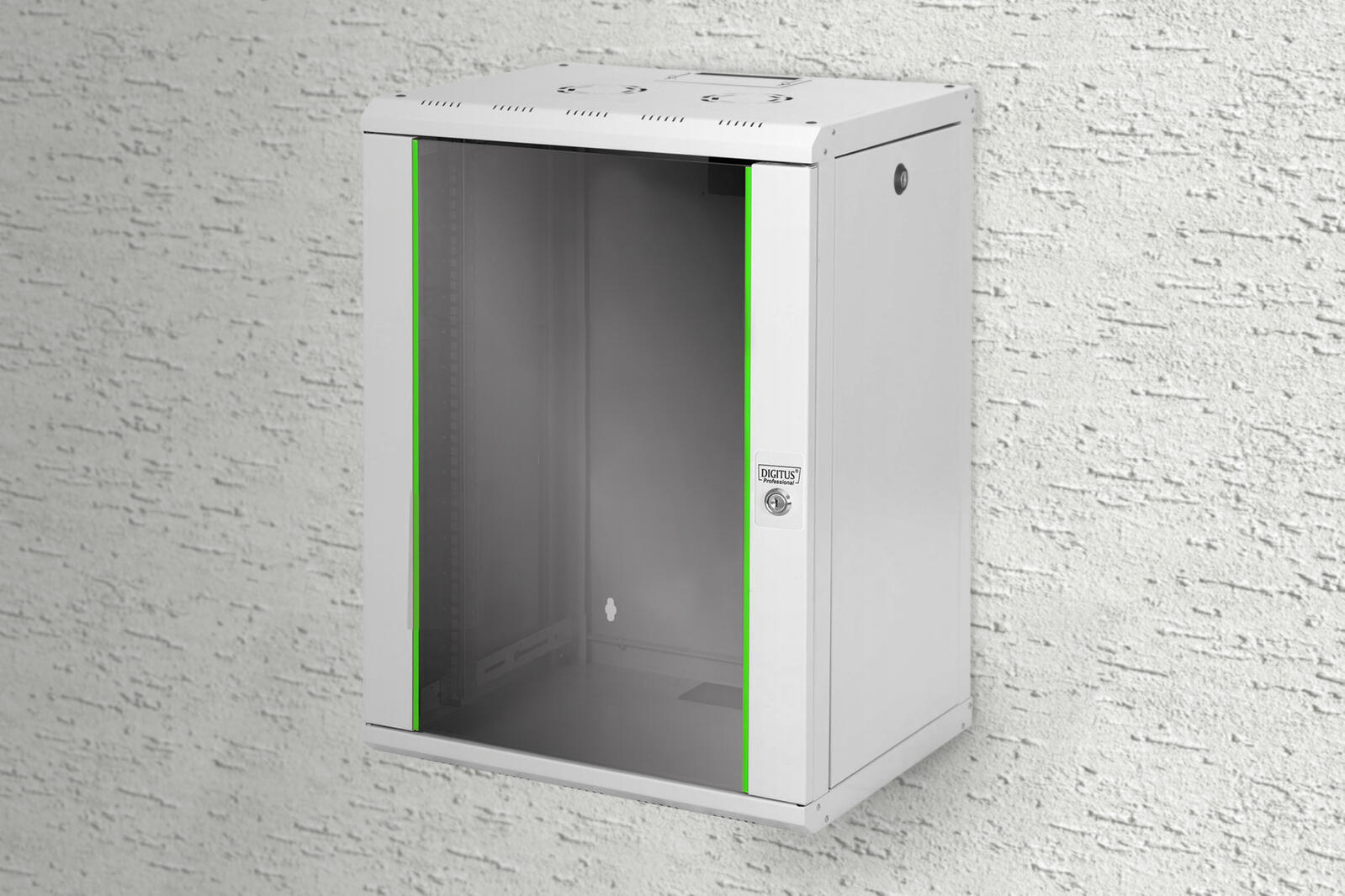 Digitus 16HE 19'-Wandgehäuse Unique Serie RAL 7035 grau