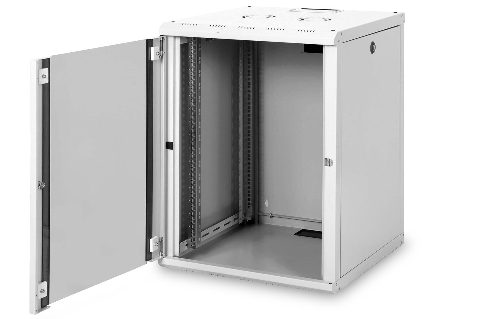 Digitus 16HE 19'-Wandgehäuse Unique Serie RAL 7035 grau