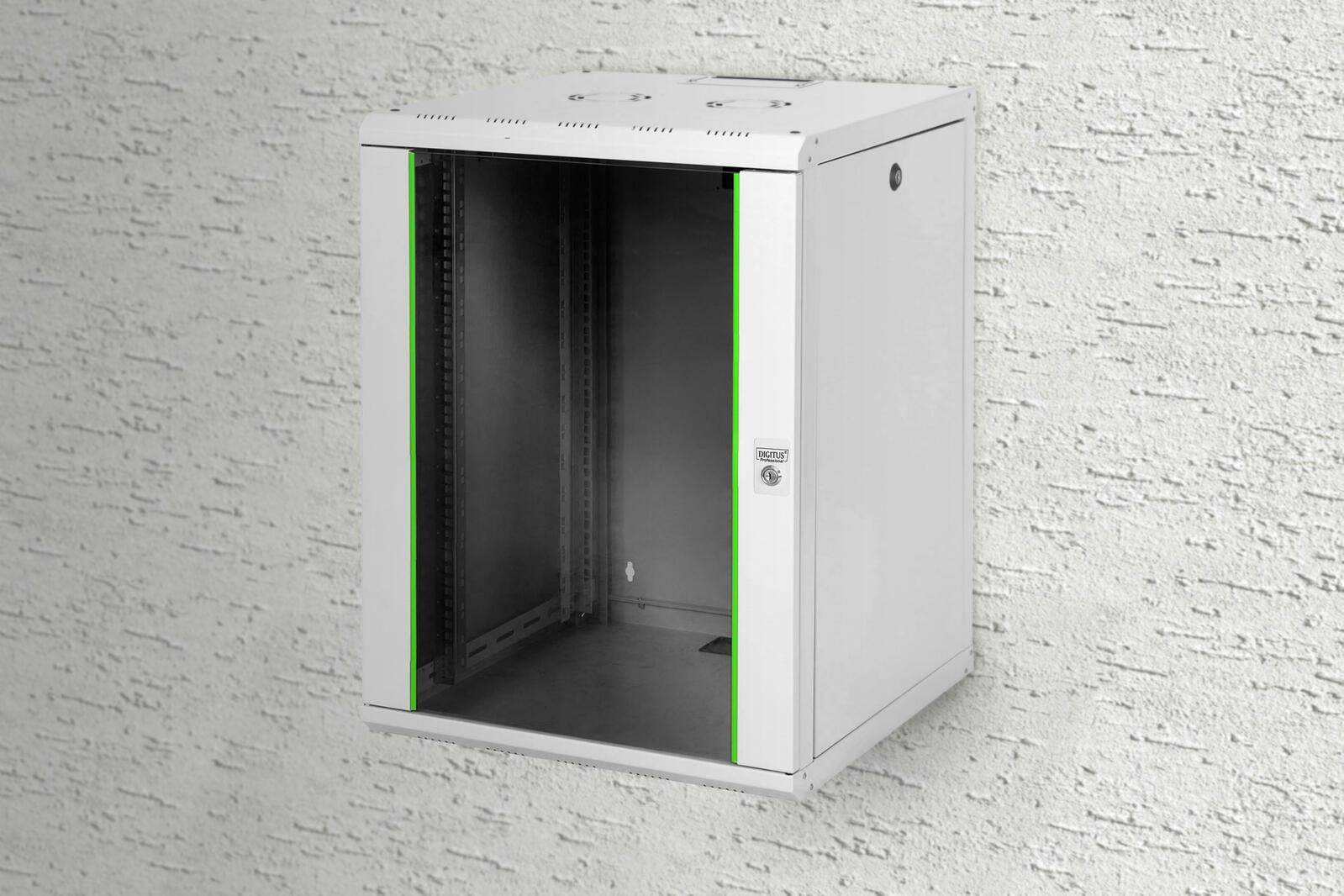 Digitus 16HE 19'-Wandgehäuse Unique Serie RAL 7035 grau