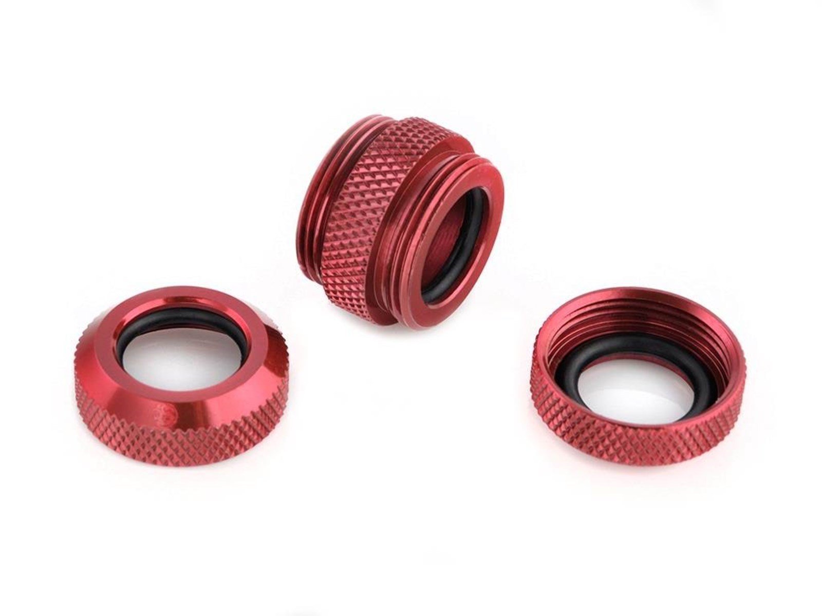 Bitspower Deep Blood Red Enhance Dual Multi-Link For OD 12MM