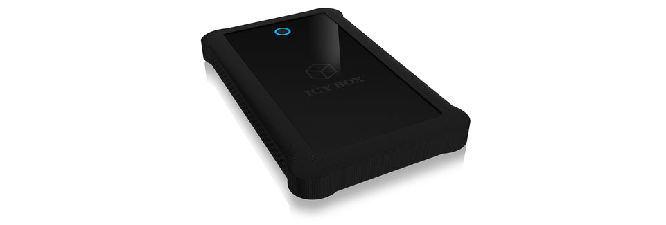 Geh. IcyBox USB 3.0  2,5" SATA3 HDD/SSD -> PC/MAC Silikon sw ret