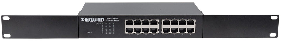 INTELLINET Switch 16x GE Desktop/Rackmount