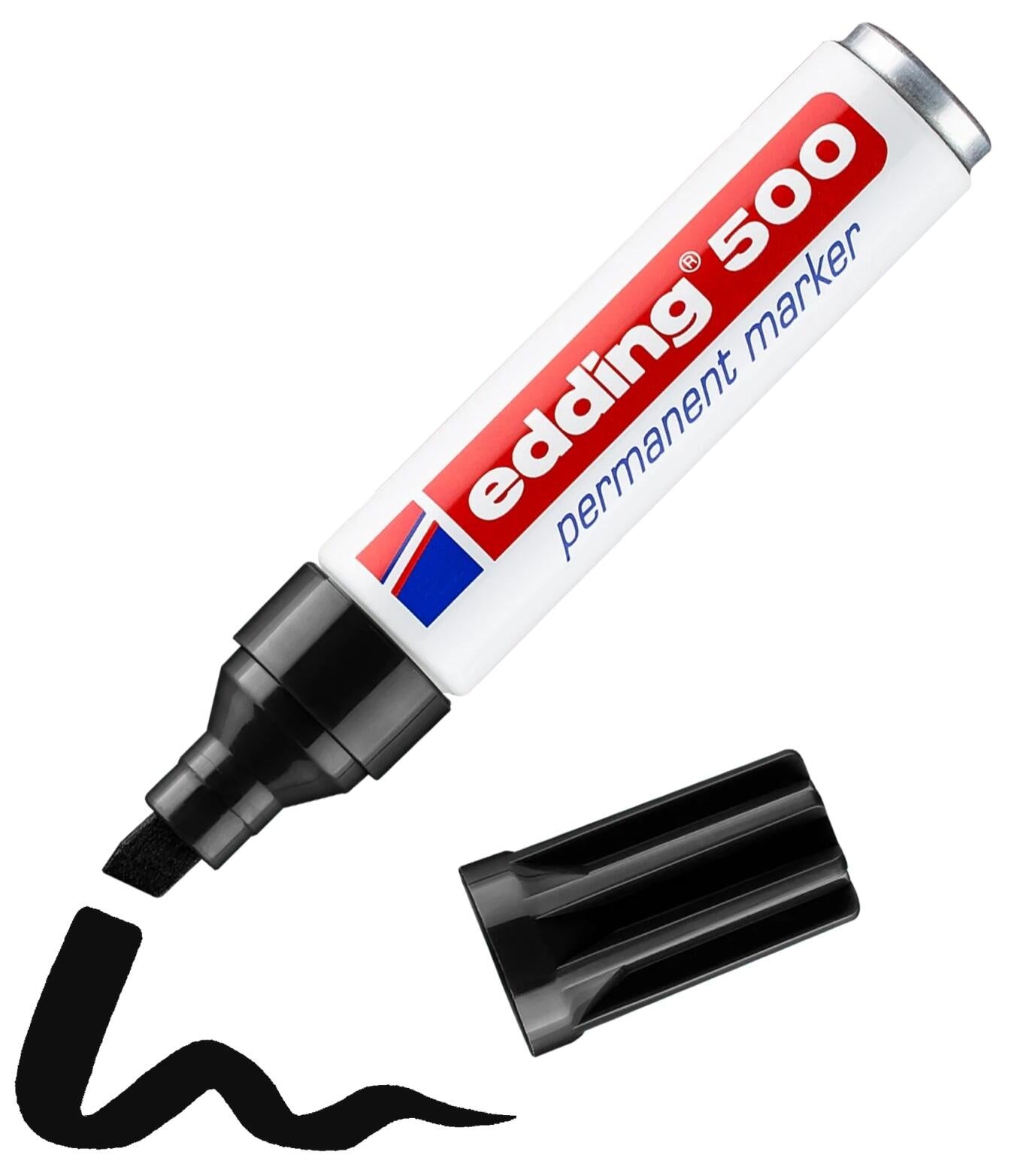 edding 500 Permanentmarker 2,0 - 7,0 mm - schwarz