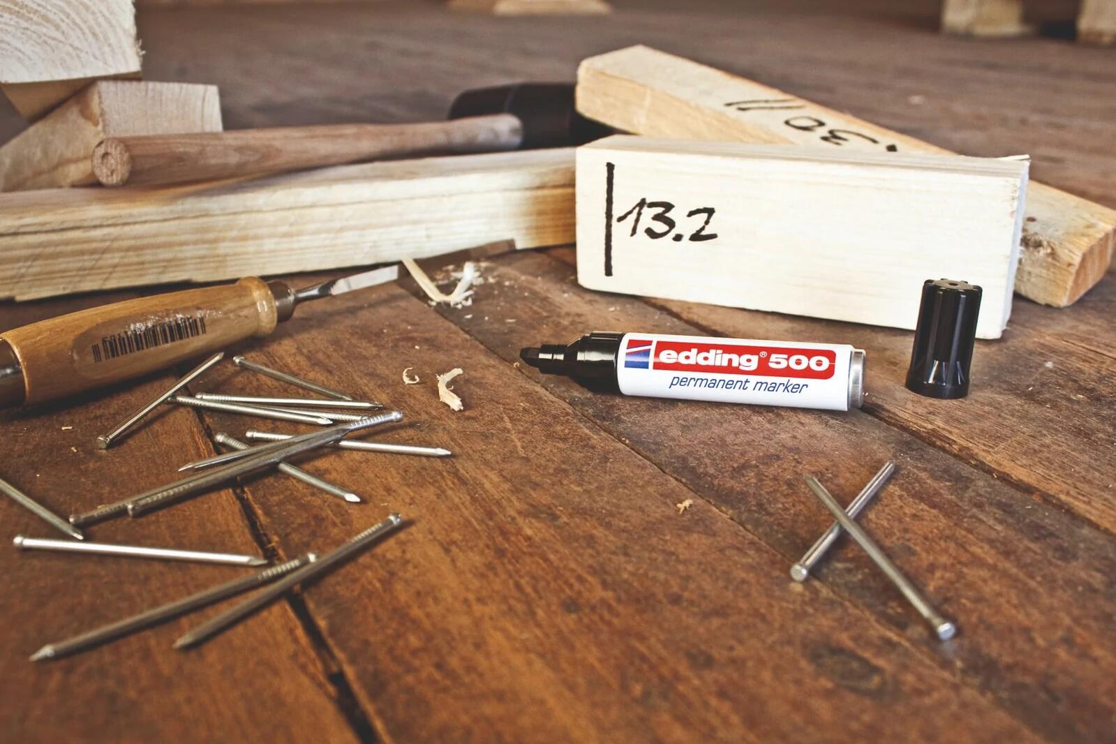 edding 500 Permanentmarker 2,0 - 7,0 mm - schwarz