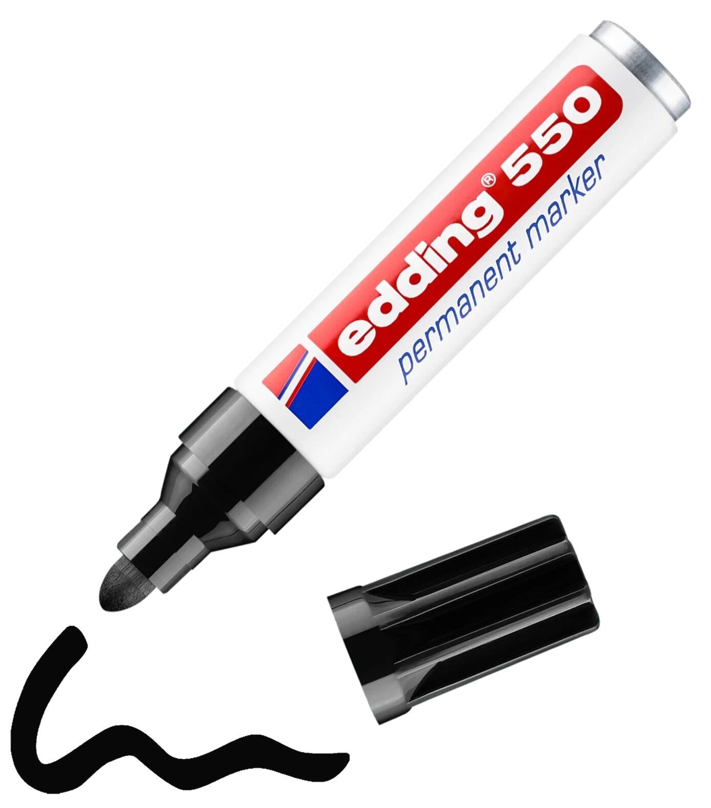 edding 550 Permanentmarker 3,0 - 4,0 mm - schwarz