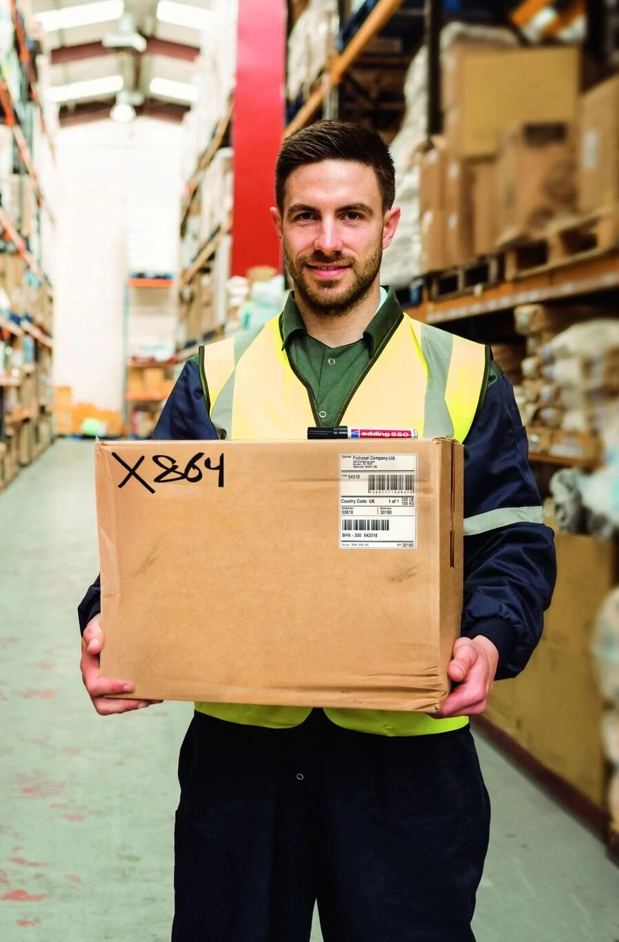 edding 550 Permanentmarker 3,0 - 4,0 mm - schwarz