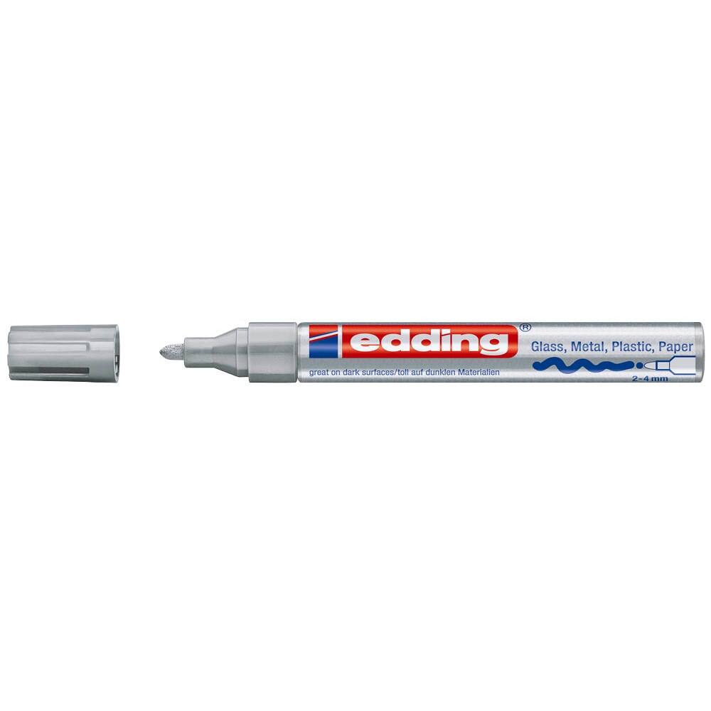 edding 750 Glanz Lackmarker 2,0 - 4,0 mm - silber