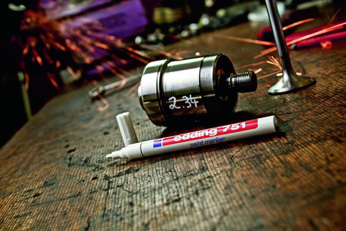 edding 751 Lackmarker 1,0 - 2,0 mm - silber